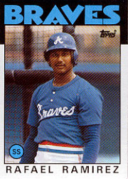 1986 Topps Baseball Cards      107     Rafael Ramirez